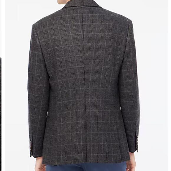 J. Crew Classic-fit Thompson plaid wool-blend blazer - Picture 2 of 2
